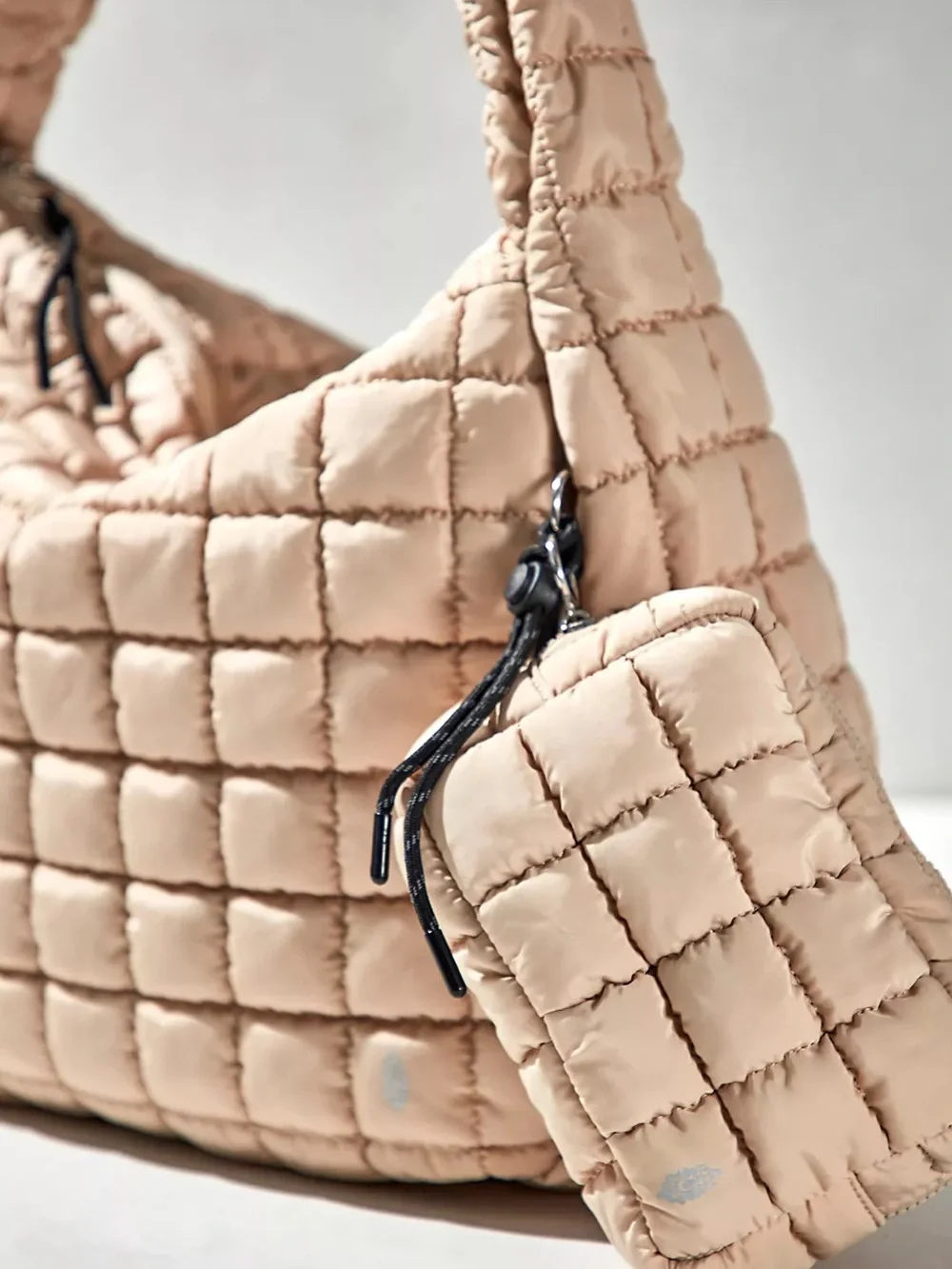 Free People Movement Quilted Mini Case in Off White NWT